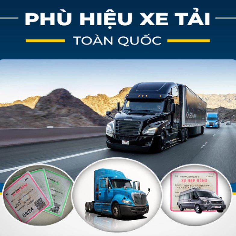 LÀM PHÙ HIỆU XE TẢI